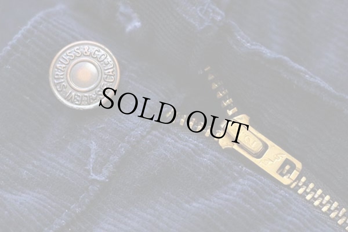 画像7: 70s USA製 Levi'sリーバイス 646 コーデュロイパンツ 紺 w33 L29★ベルボトム (7)