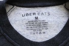 画像4: UBER EATSウーバーイーツ リフレクター×蛍光プリント アート スウェット チャコールグレー M (4)