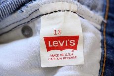 画像7: 80s USA製 Levi'sリーバイス 17501 デニムパンツ 13 (7)