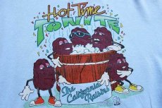 画像3: 80s California Raisinsカリフォルニアレーズン スウェット 水色 (3)