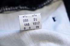 画像6: 70s USA製 Levi'sリーバイス 646 コーデュロイパンツ 紺 w33 L29★ベルボトム (6)