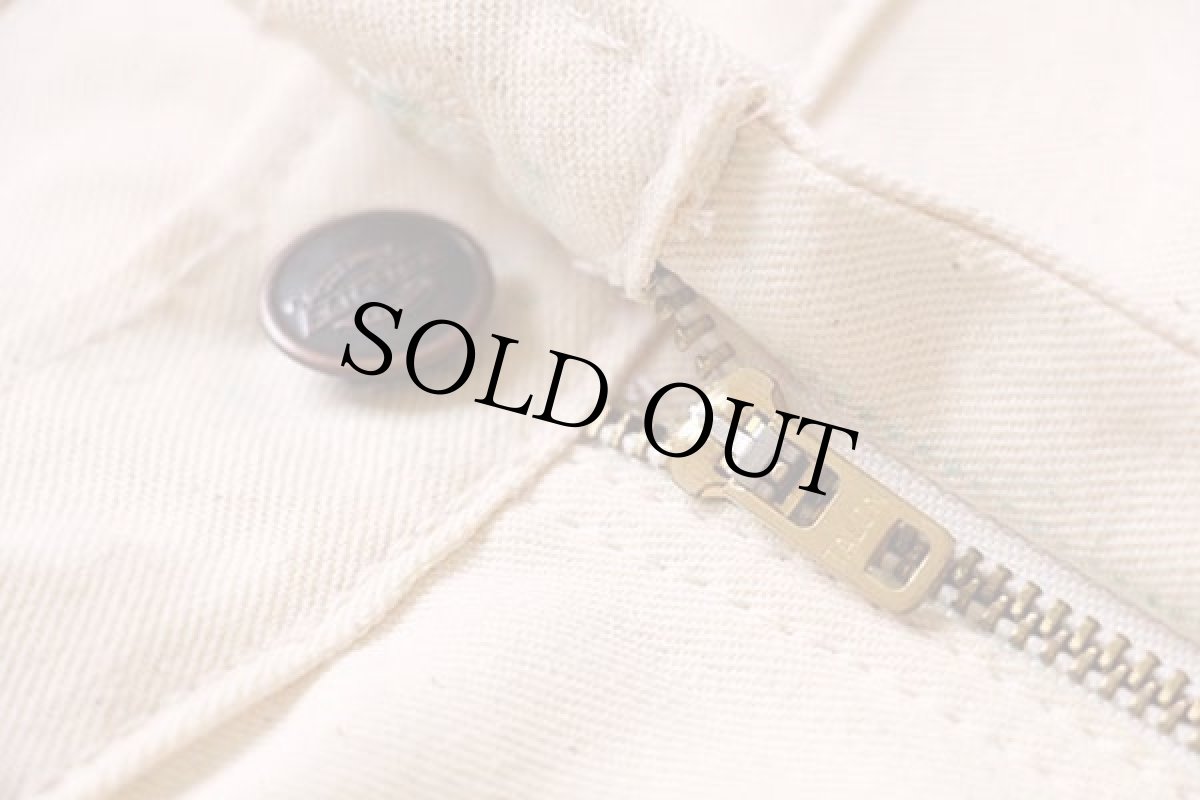 画像7: デッドストック★90s Dickiesディッキーズ コットン ペインターパンツ 生成り w36 L34 (7)