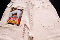 画像5: デッドストック★90s Dickiesディッキーズ コットン ペインターパンツ 生成り w36 L34 (5)