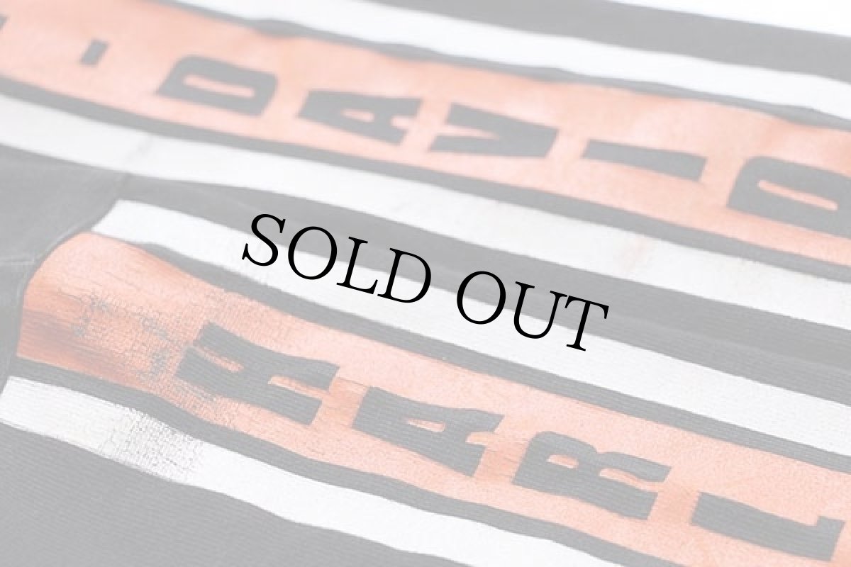 画像4: 00s USA製 HARLEY-DAVIDSONハーレー ダビッドソン ロゴ刺繍 コットン 長袖Tシャツ 黒 L (4)