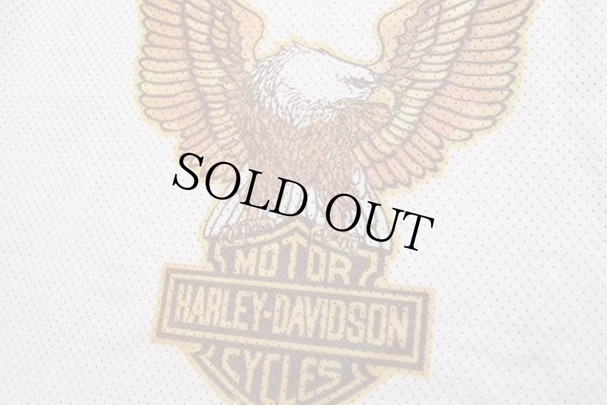 画像5: 70s HARLEY-DAVIDSONハーレー ダビッドソン ロゴ メッシュ 切り替え ジャージ L (5)