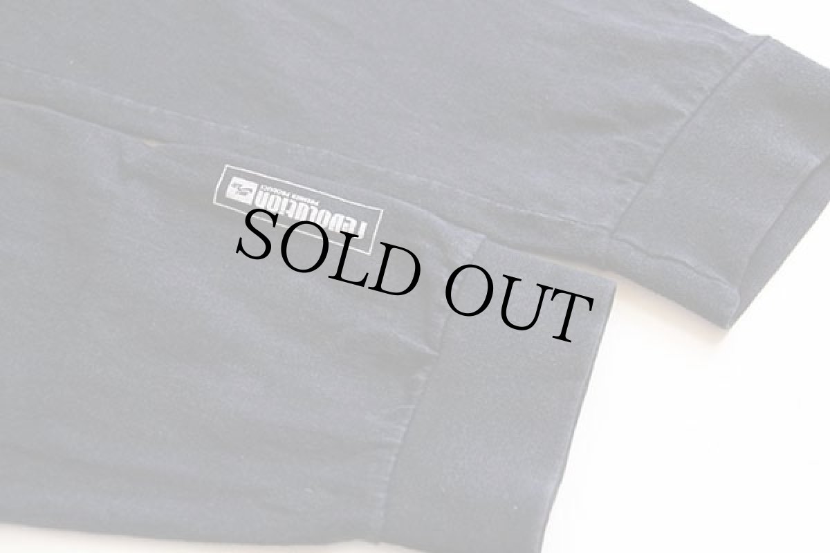 画像6: 00s NIKEナイキ AIR エアフォース1 両面プリント コットン 長袖Tシャツ 黒 L (6)