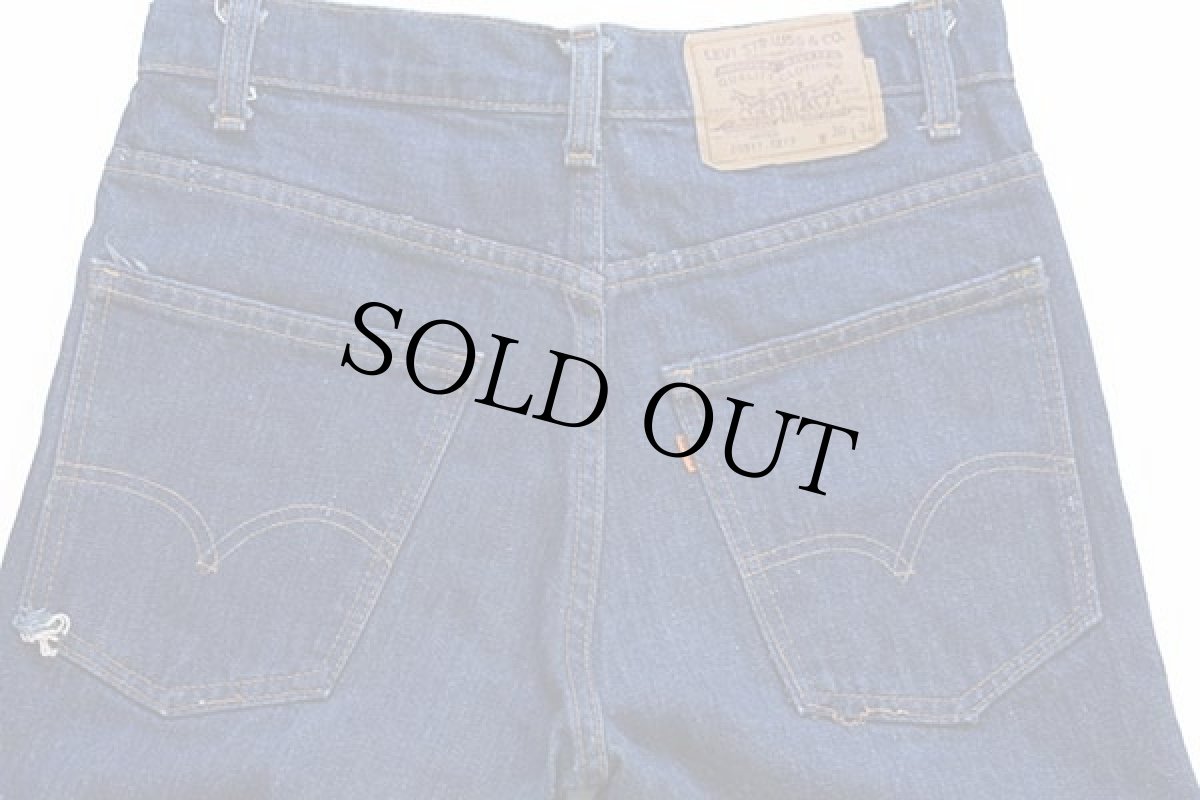 画像5: 80s USA製 Levi'sリーバイス 517 デニムパンツ w30 L34★E ブーツカット (5)