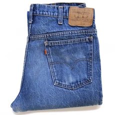 画像1: 80s USA製 Levi'sリーバイス 517 デニムパンツ w34 L34★G ブーツカット (1)