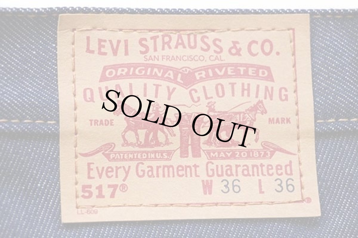 画像6: デッドストック★00s USA製 Levi'sリーバイス 517 デニムパンツ w36 L36★ブーツカット (6)