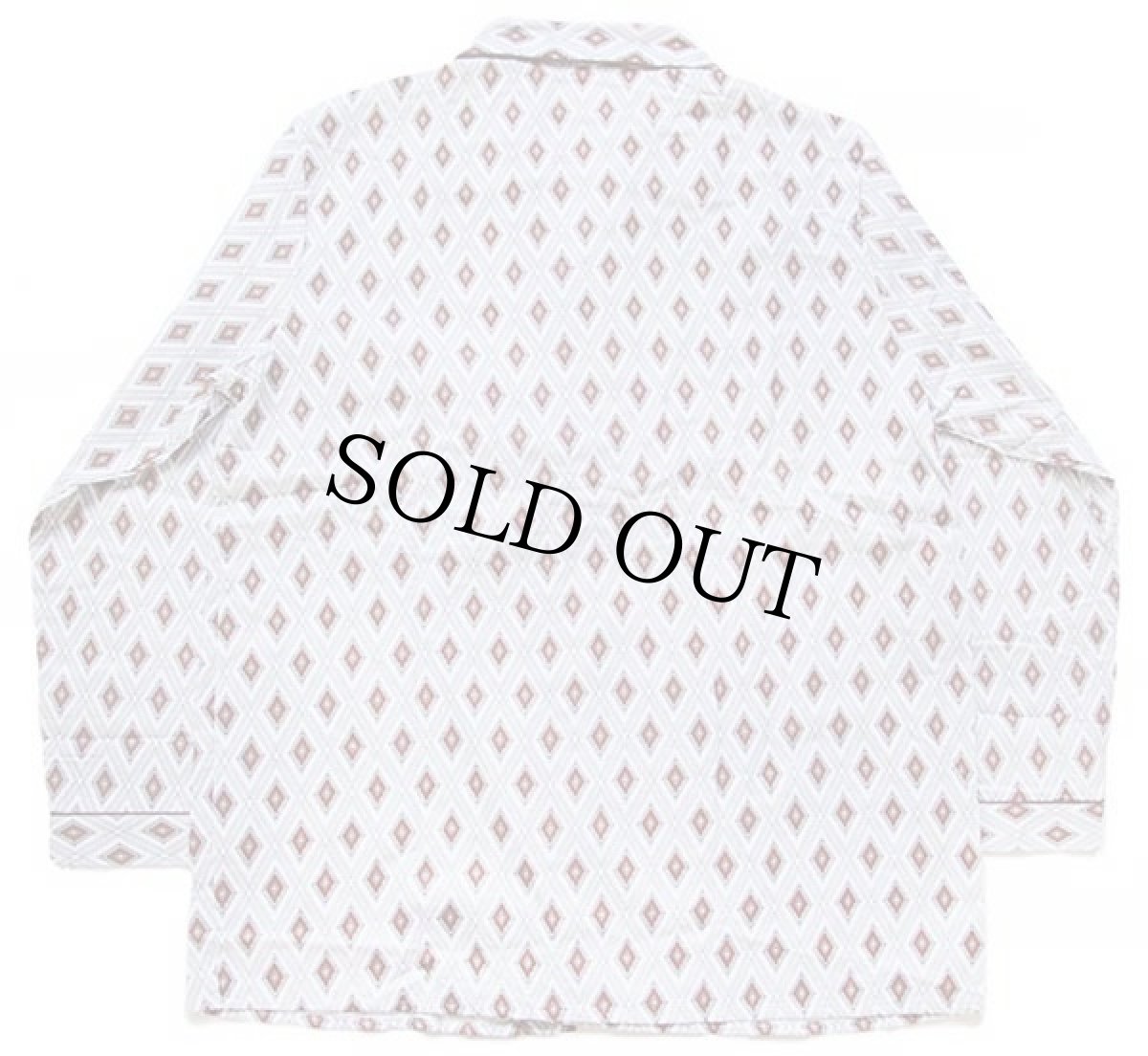 画像3: デッドストック★80s Wellington 総柄 プリントネル パジャマ シャツ&パンツ セット C (3)