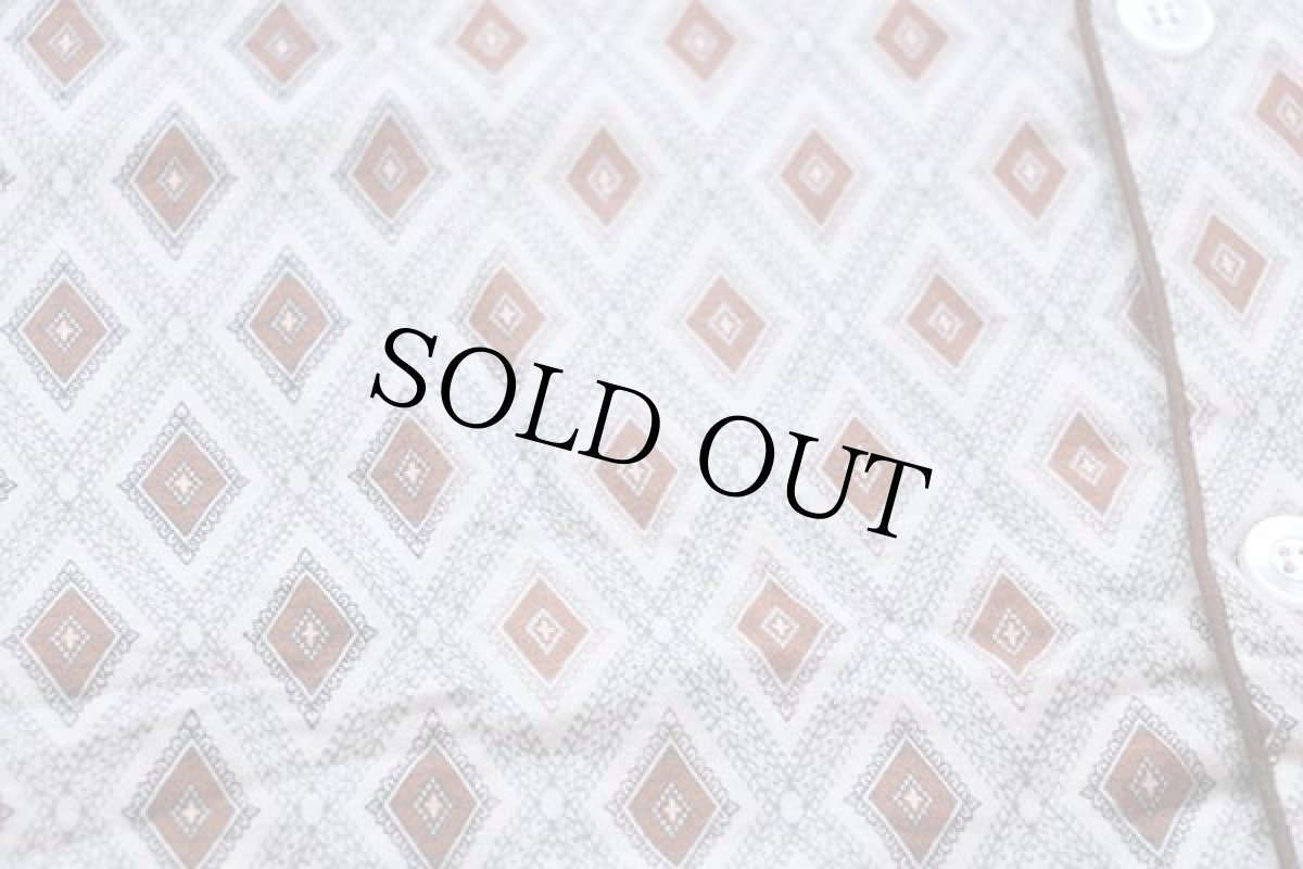 画像6: デッドストック★80s Wellington 総柄 プリントネル パジャマ シャツ&パンツ セット C (6)