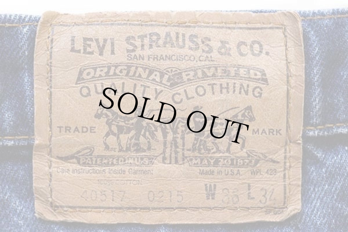 画像6: 90s USA製 Levi'sリーバイス 517 デニムパンツ w36 L34★ブーツカット (6)