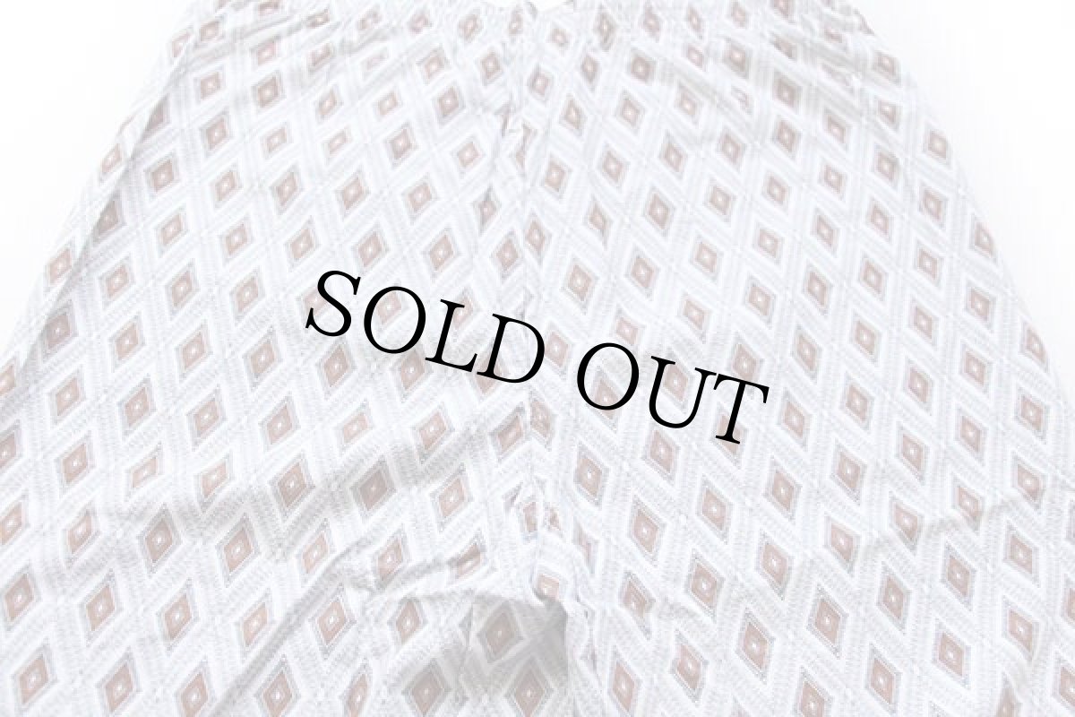 画像11: デッドストック★80s Wellington 総柄 プリントネル パジャマ シャツ&パンツ セット C (11)