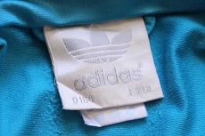 画像4: 80s adidasアディダス ジャージ ターコイズ×黒 L★トラックジャケット (4)