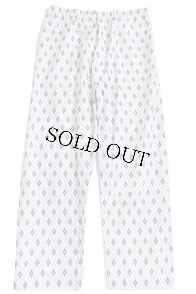 画像8: デッドストック★80s Wellington 総柄 プリントネル パジャマ シャツ&パンツ セット C (8)