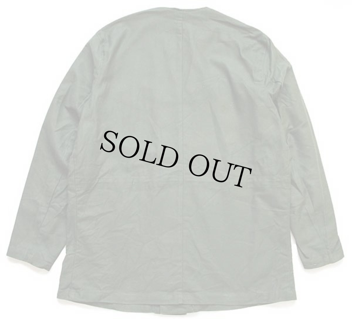 画像2: スウェーデン軍 ノーカラー M59 ユーティリティジャケット カスタム オリーブ C48 (2)