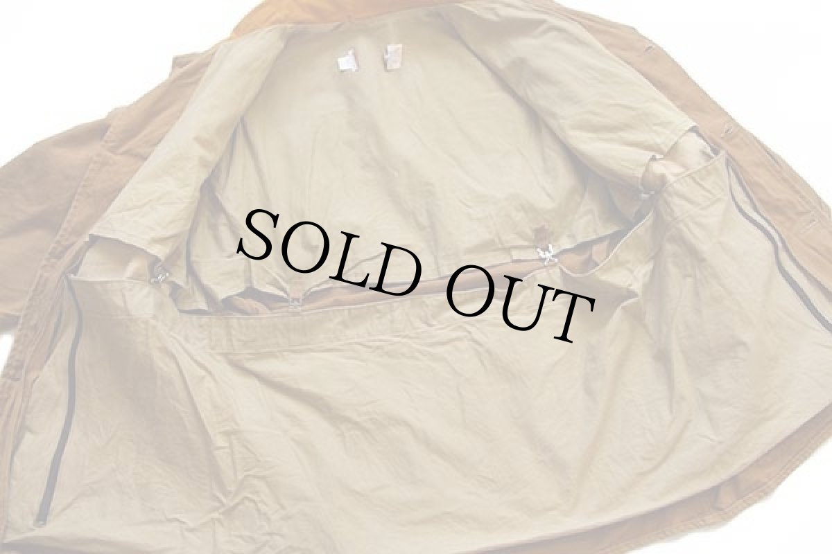 画像5: 80s USA製 BONE-DRY RED HEADレッドヘッド ダック地 ハンティングジャケット 茶 42 (5)