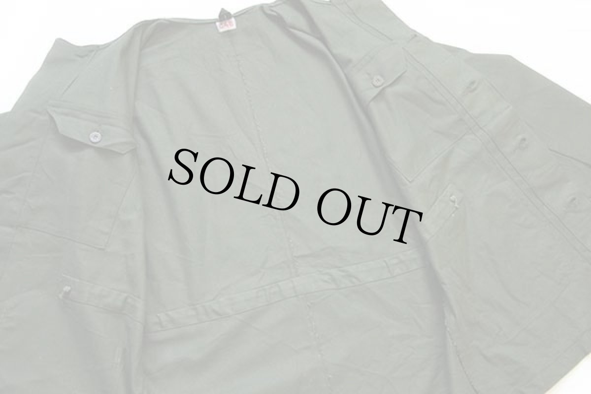 画像5: スウェーデン軍 ノーカラー M59 ユーティリティジャケット カスタム オリーブ C48 (5)