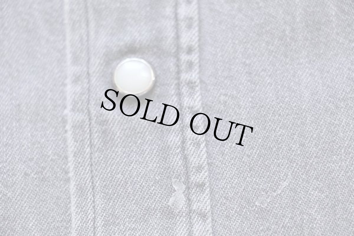 画像6: 80s USA製 Wranglerラングラー 70127BK ブラックデニム ウエスタンシャツ (6)