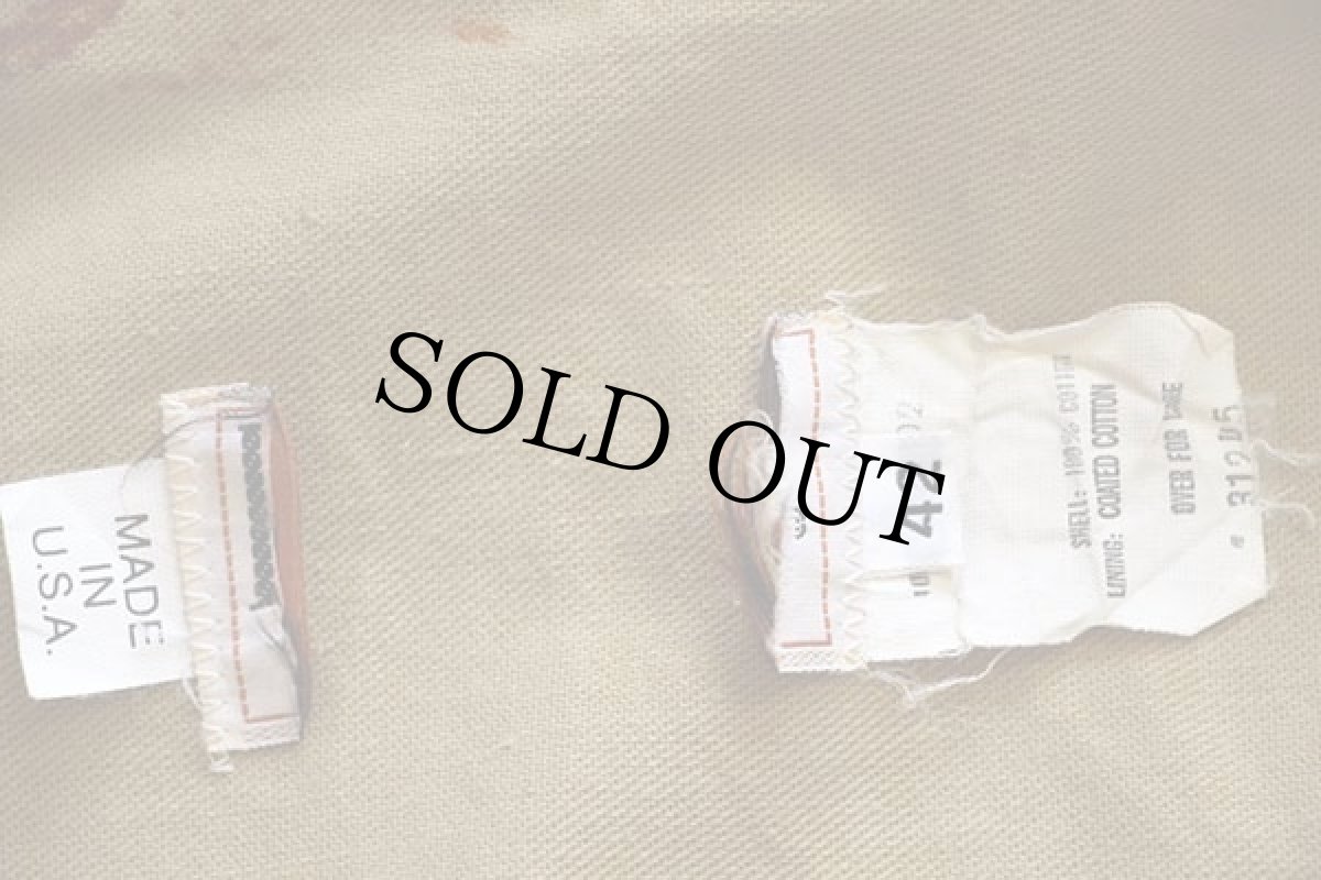 画像4: 80s USA製 BONE-DRY RED HEADレッドヘッド ダック地 ハンティングジャケット 茶 42 (4)