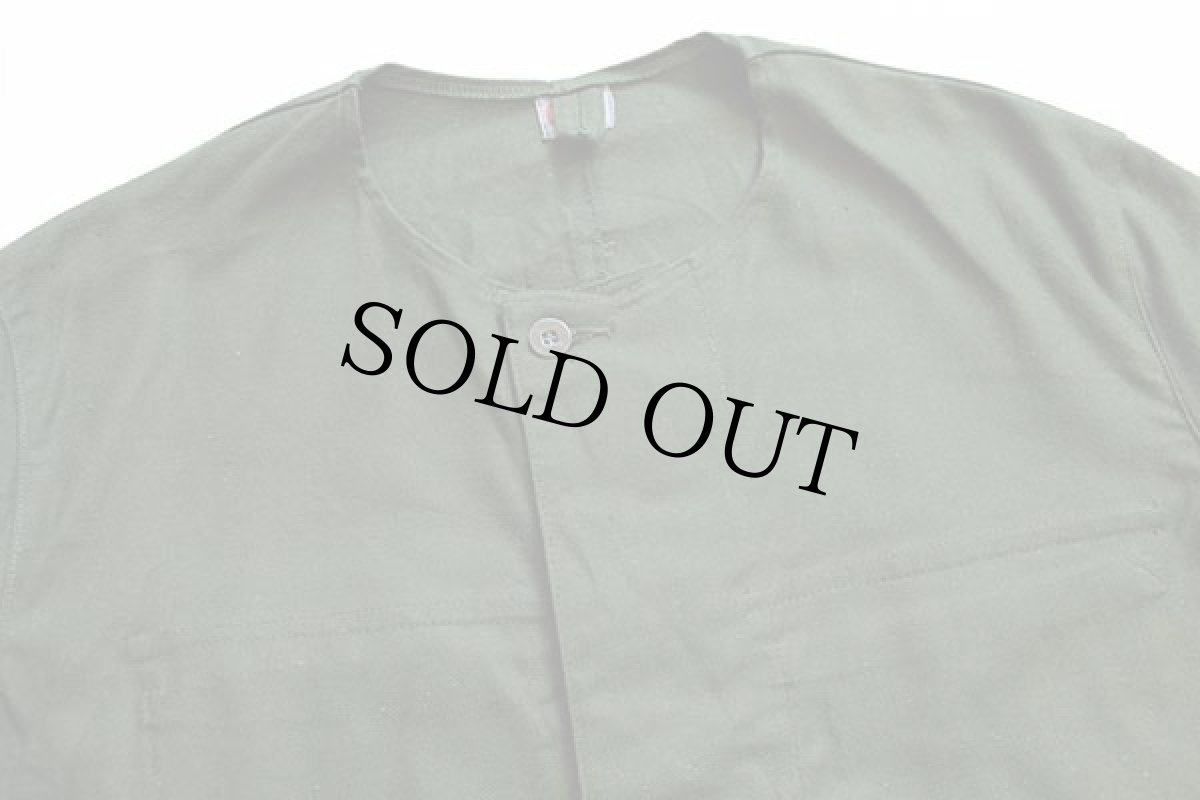 画像3: スウェーデン軍 ノーカラー M59 ユーティリティジャケット カスタム オリーブ C48 (3)