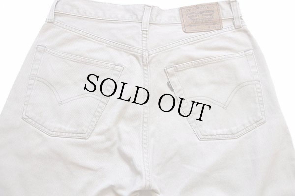 画像5: 90s Levi'sリーバイス 451 コットンツイルパンツ ベージュ w32 L36★ユーロ (5)