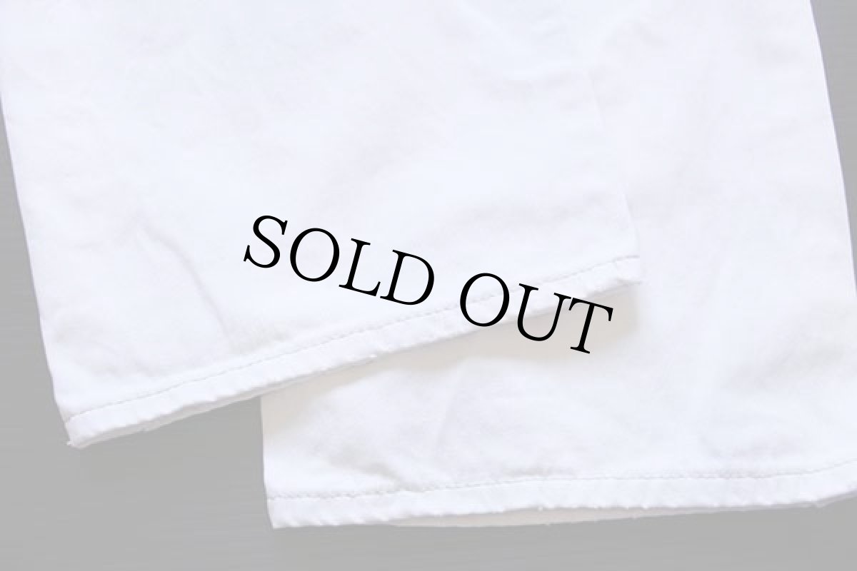 画像8: 90s Levi'sリーバイス 451 コットンツイルパンツ ホワイト w36 L32★ユーロ (8)