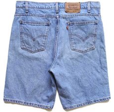 画像2: 90s USA製 Levi'sリーバイス 505 デニム ショートパンツ w36★76 ショーツ (2)