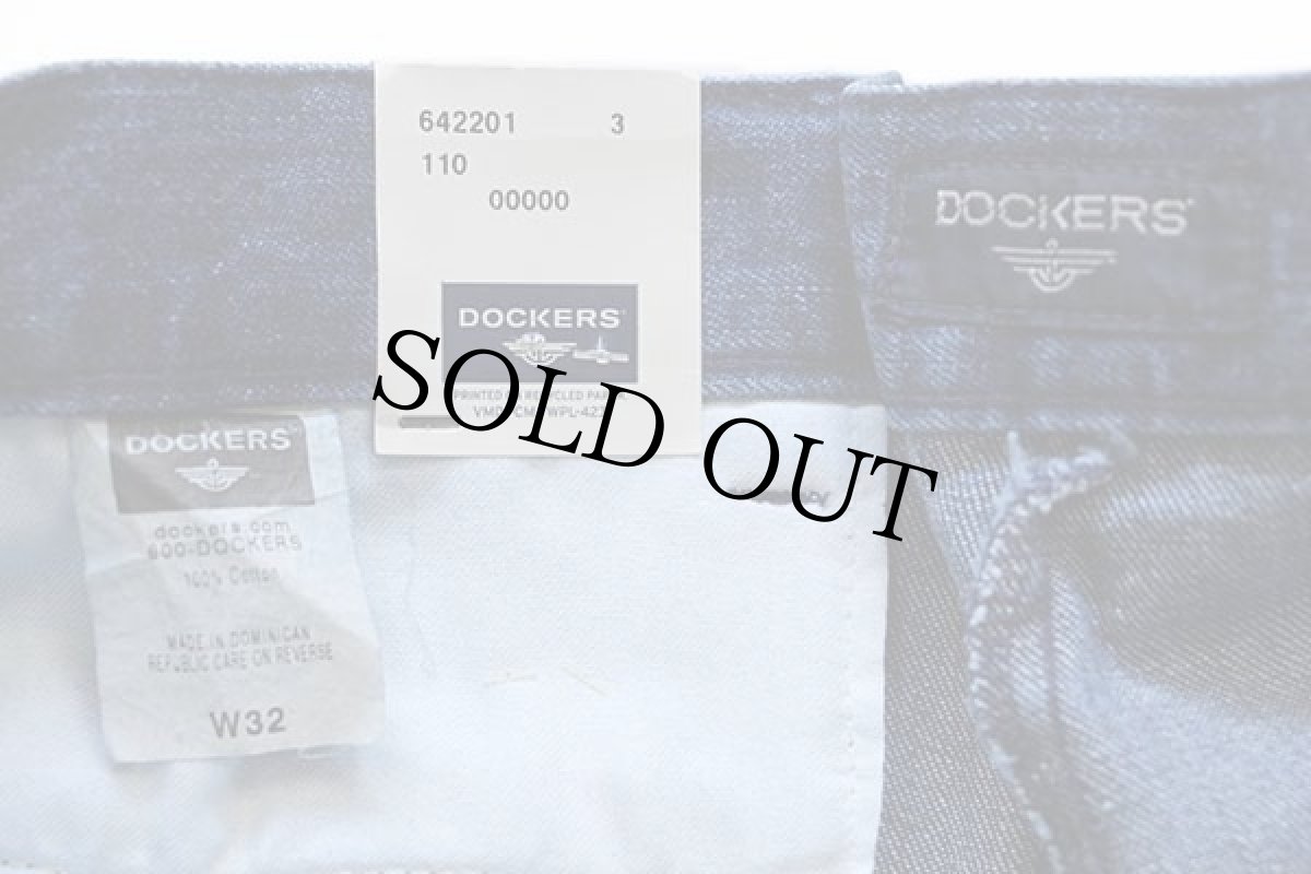 画像3: デッドストック★00s DOCKERSドッカーズ ツータック デニム ショートパンツ w32★Levi'sリーバイス (3)