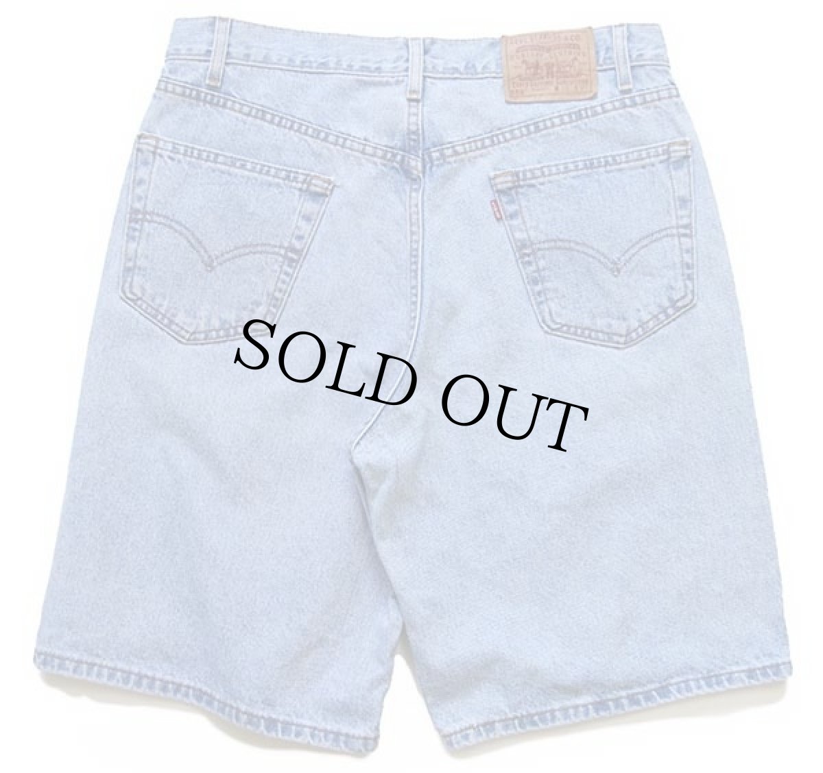 画像2: 90s USA製 Levi'sリーバイス 550 デニム ショートパンツ w36★70 ショーツ (2)
