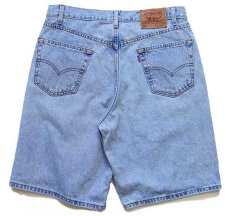 画像2: 90s USA製 Levi'sリーバイス 550 デニム ショートパンツ w36★70 ショーツ (2)