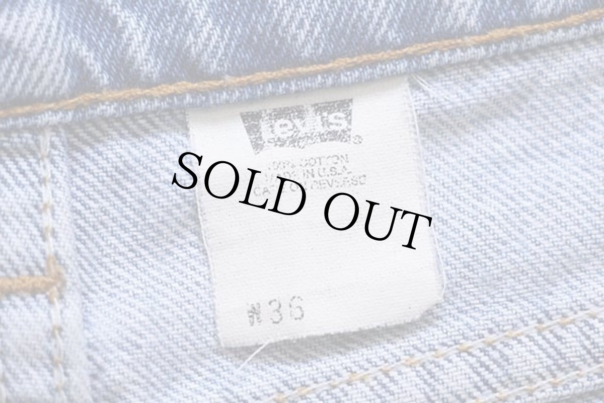 画像4: 90s USA製 Levi'sリーバイス 505 デニム ショートパンツ w36★76 ショーツ (4)