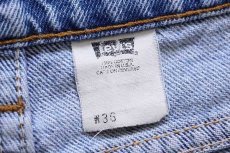 画像4: 90s USA製 Levi'sリーバイス 505 デニム ショートパンツ w36★76 ショーツ (4)