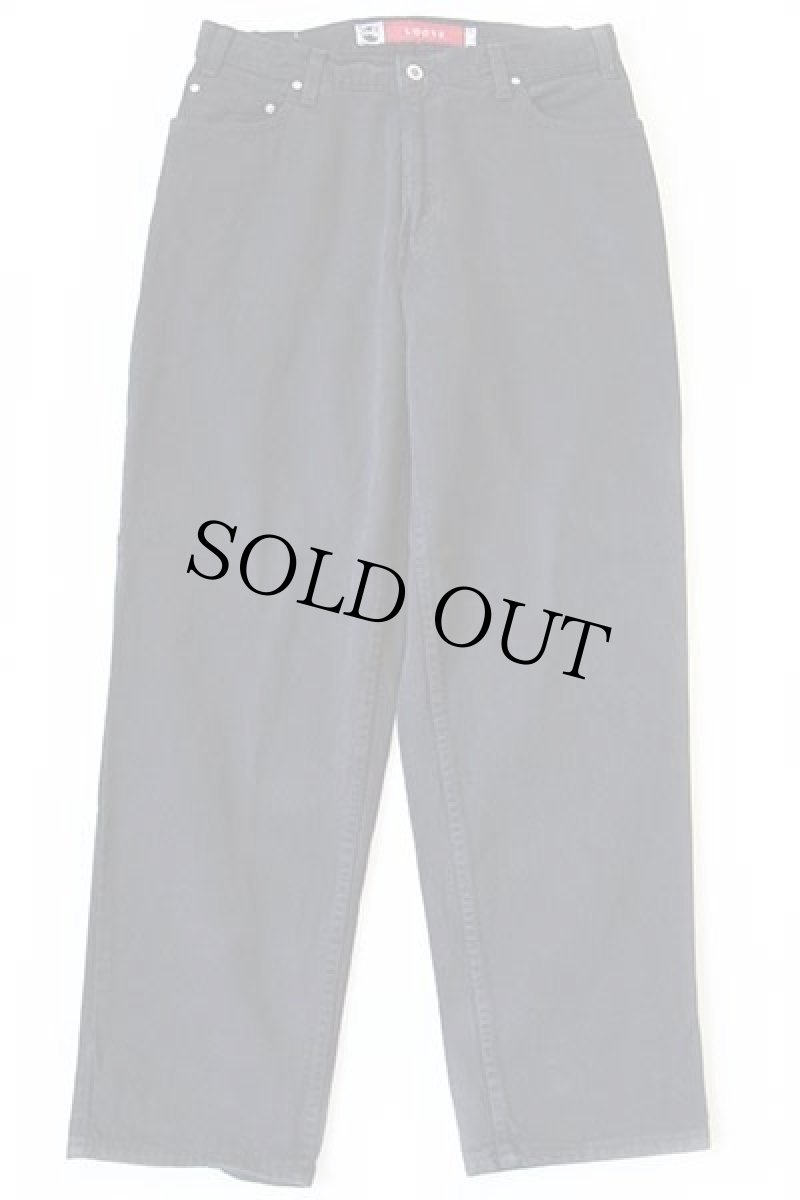 画像2: 90s USA製 Levi'sリーバイス silverTabシルバータブ LOOSE ブラック デニムパンツ 後染め w34 L30 (2)