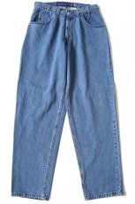 画像2: 90s USA製 Levi'sリーバイス silverTabシルバータブ BAGGY FIT ワンタック デニムパンツ w33 L32 (2)