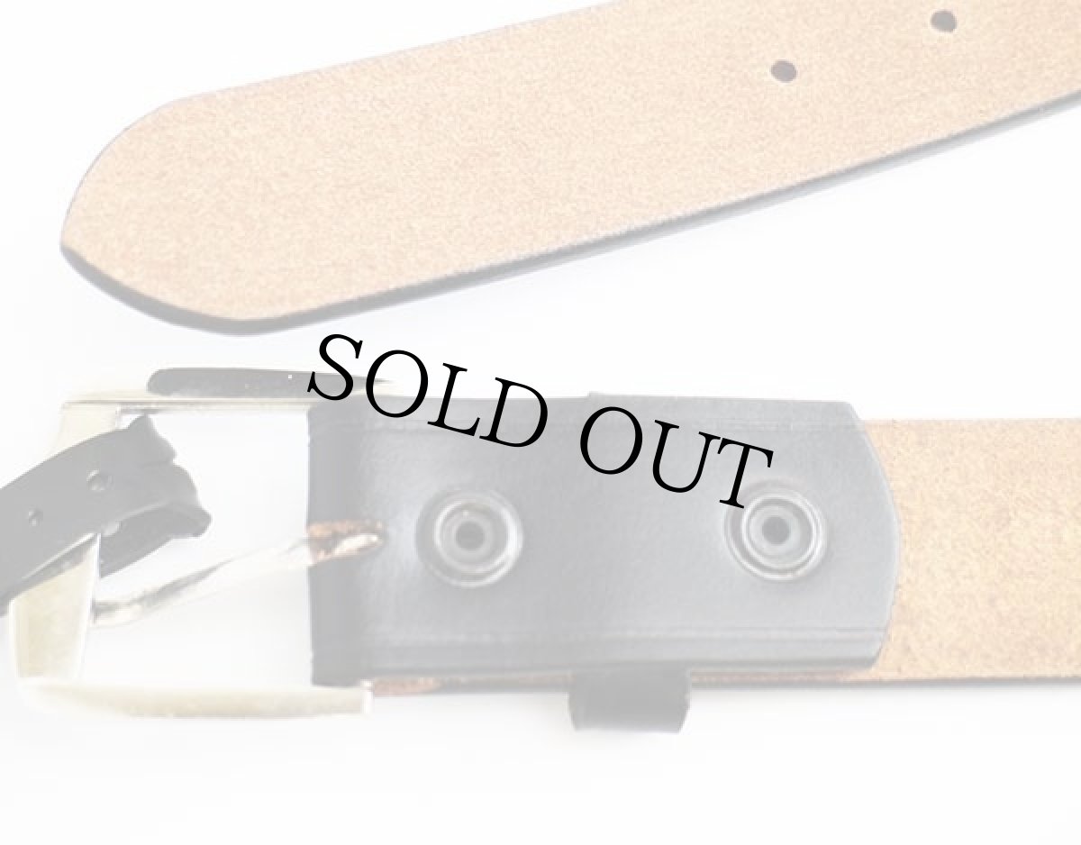 画像3: デッドストック★USPS ポストマン レザーベルト 黒 32 (3)