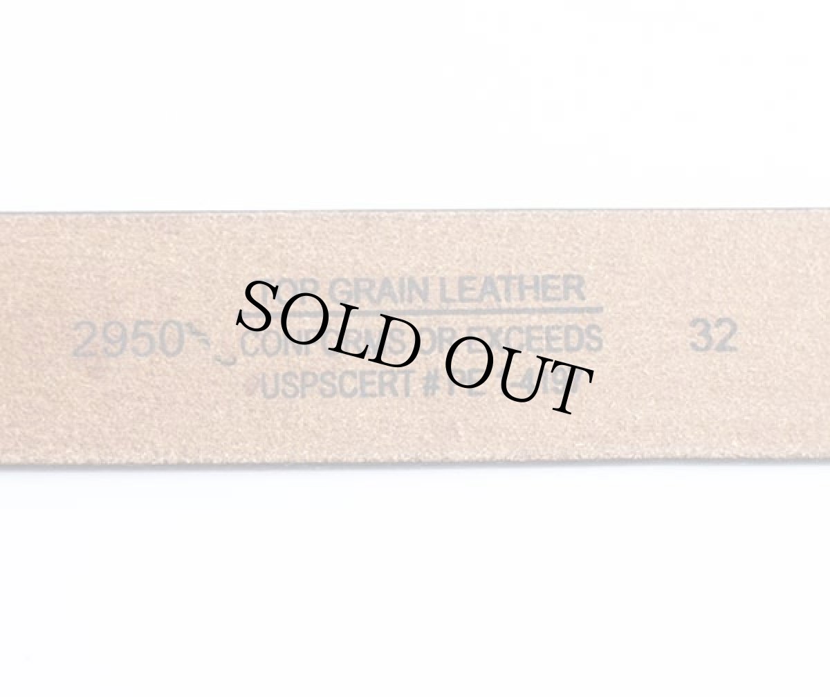 画像4: デッドストック★USPS ポストマン レザーベルト 黒 32 (4)