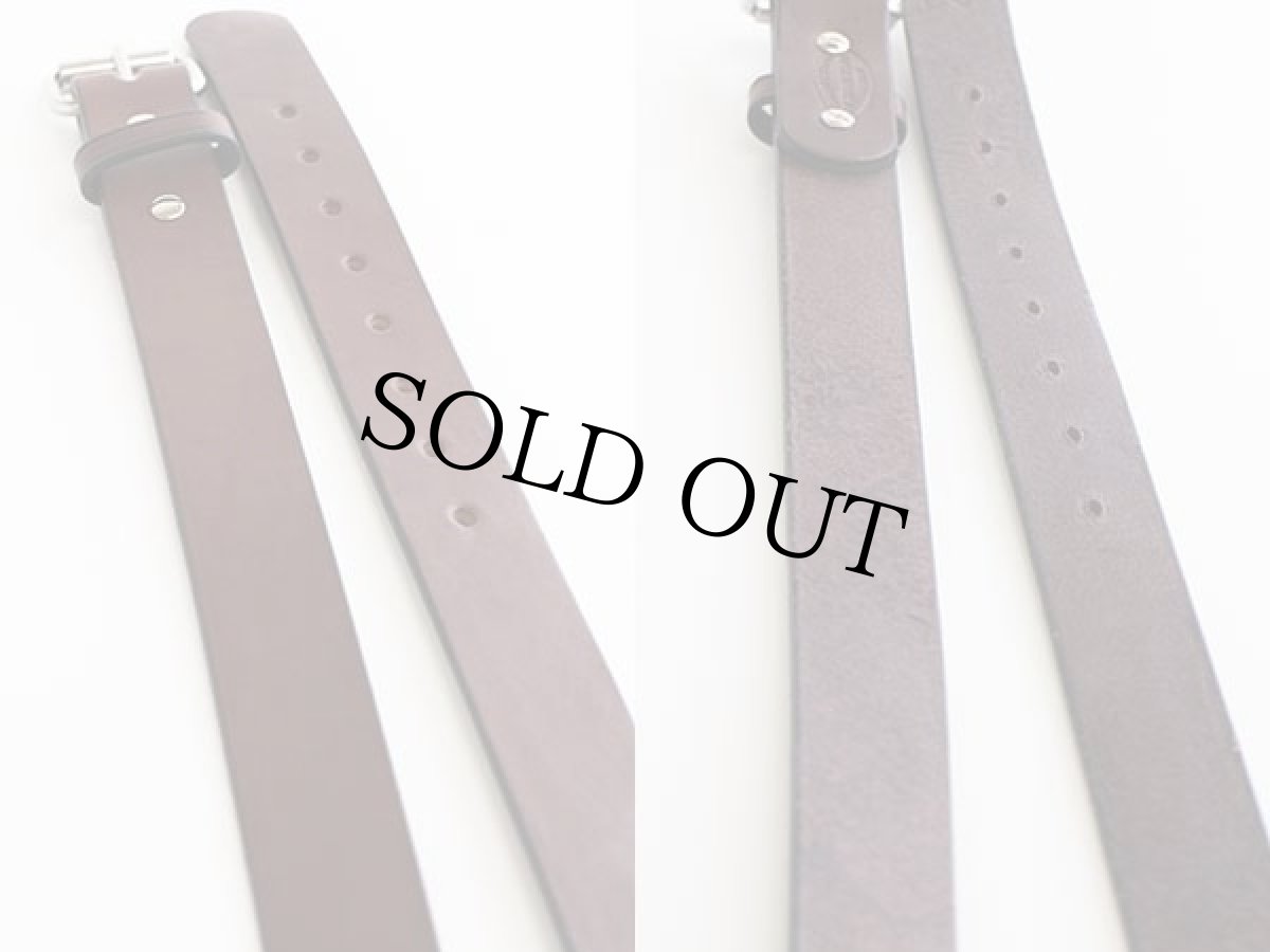 画像5: 新品★USA製 AMISH HANDCRAFTED アーミッシュ ハンドクラフト レザーベルト 茶 36 (5)