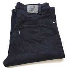 画像1: 90s USA製 Levi'sリーバイス silverTabシルバータブ LOOSE ブラック デニムパンツ 後染め w34 L30 (1)