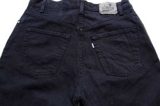 画像4: 90s USA製 Levi'sリーバイス silverTabシルバータブ LOOSE ブラック デニムパンツ 後染め w34 L30 (4)