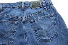 画像4: 90s USA製 Levi'sリーバイス silverTabシルバータブ BAGGY FIT ワンタック デニムパンツ w33 L32 (4)