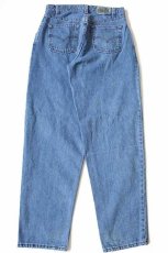 画像3: 90s USA製 Levi'sリーバイス silverTabシルバータブ BAGGY FIT ワンタック デニムパンツ w33 L32 (3)