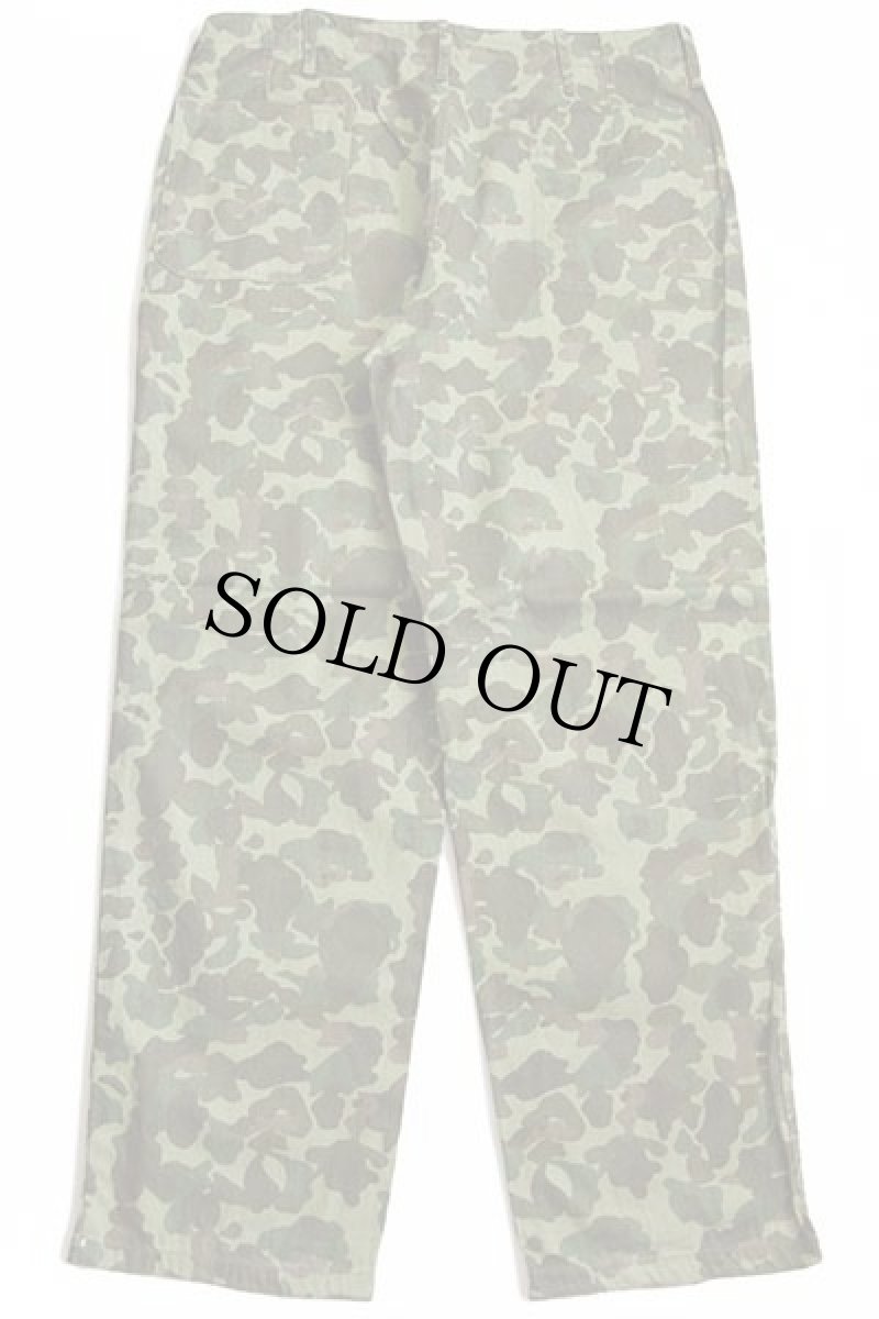 画像3: 復刻 USMC P-1942 ダックハンターカモ リバーシブル 片ポケ HBT ヘリンボーンツイル パンツ 38 (3)