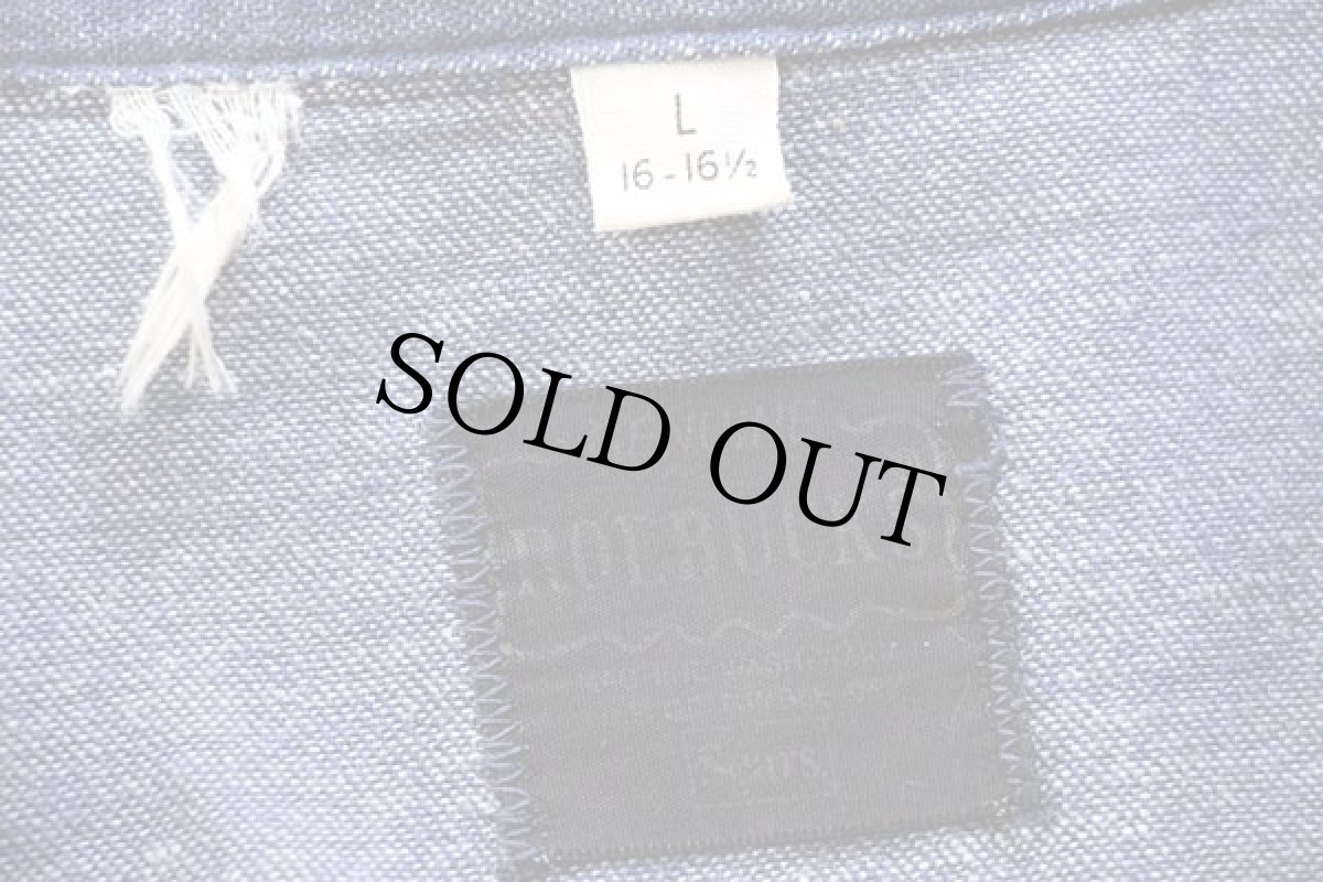 画像4: 70s Sears ROEBUCKS デニム ウエスタンシャツ L (4)