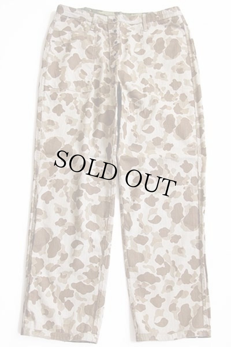 画像8: 復刻 USMC P-1942 ダックハンターカモ リバーシブル 片ポケ HBT ヘリンボーンツイル パンツ 38 (8)