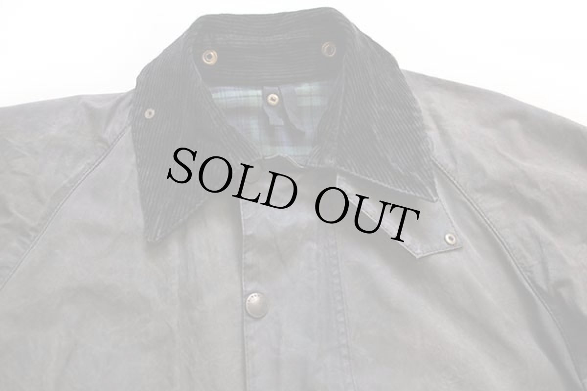 画像3: 00s 英国製 Barbourバブアー A145 BEAUFORT オイルドジャケット 焦げ茶 C38 (3)