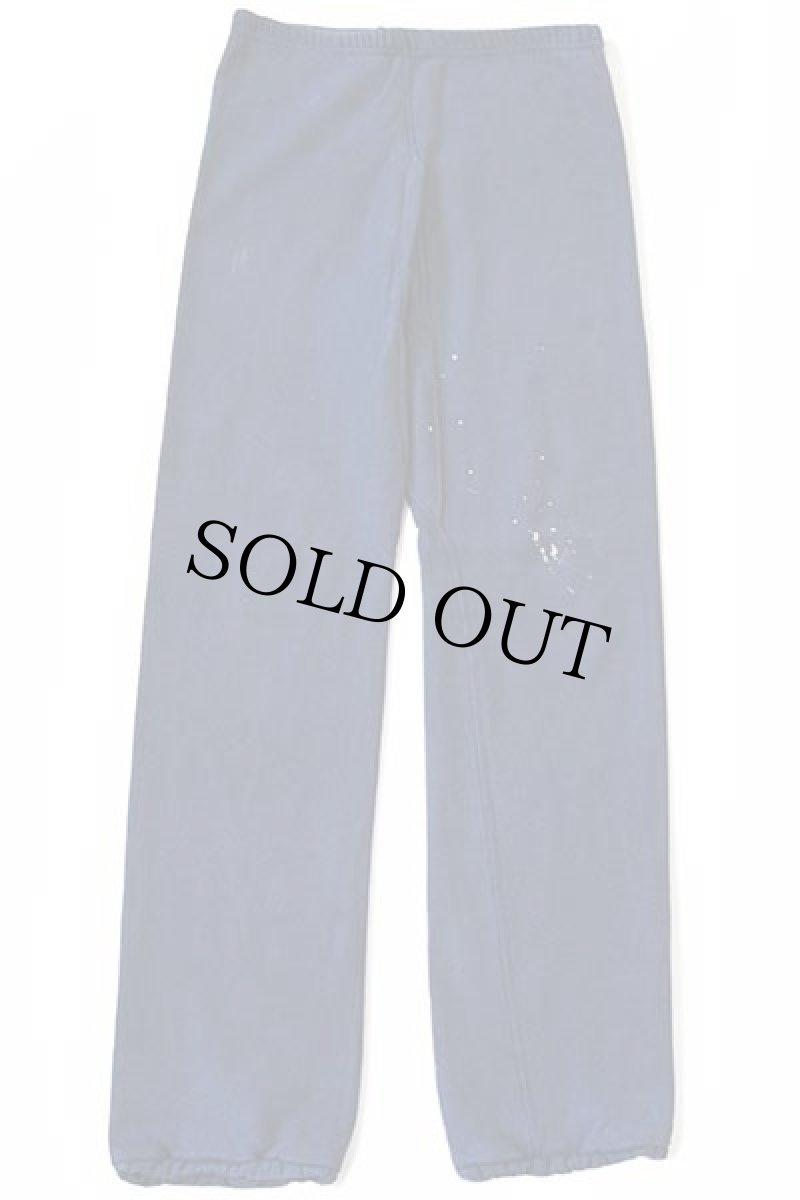 画像2: 80s USA製 Championチャンピオン 無地 目無し リバースウィーブ スウェットパンツ 紺 L (2)