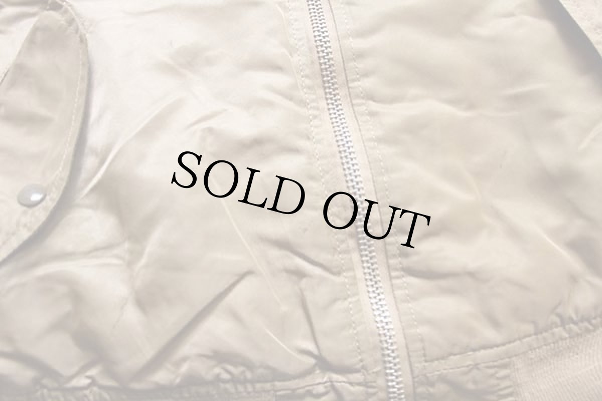 画像9: 90s USA製 ALPHAアルファ MA-1 フライトジャケット ゴールド L (9)