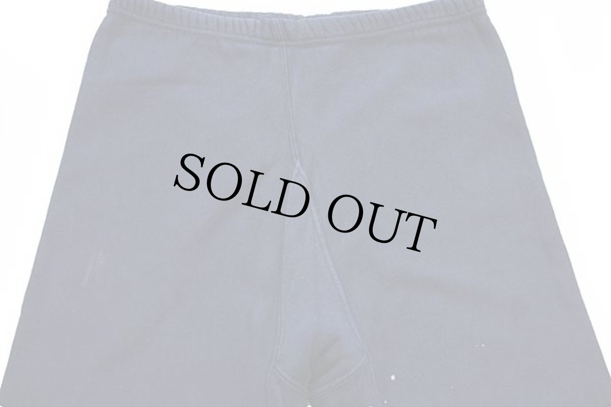 画像4: 80s USA製 Championチャンピオン 無地 目無し リバースウィーブ スウェットパンツ 紺 L (4)