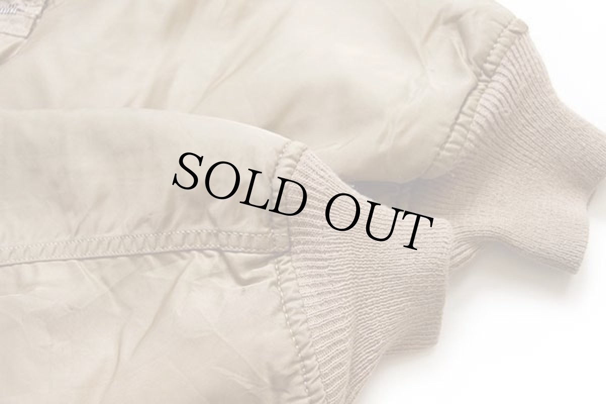 画像8: 90s USA製 ALPHAアルファ MA-1 フライトジャケット ゴールド L (8)